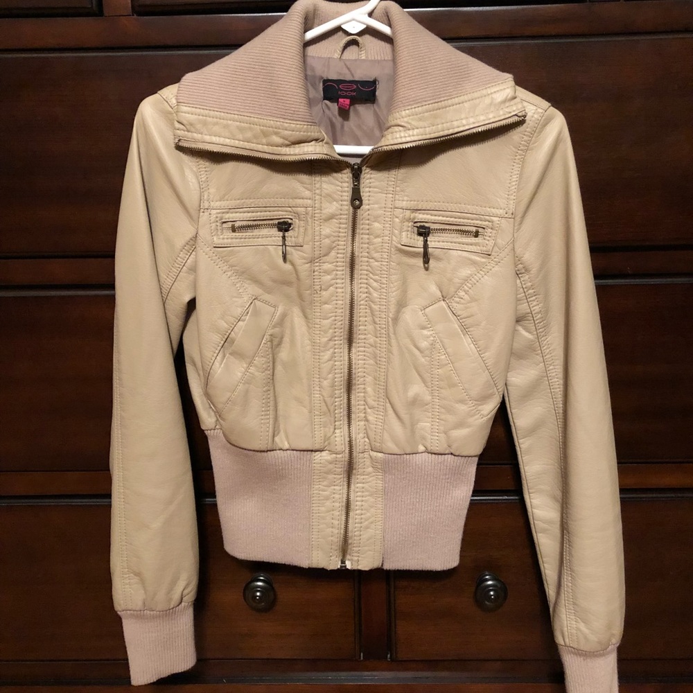 LIKE NEW Leather moto jacket